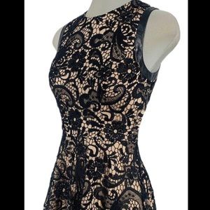 Jessica Simpson Black Lace Cocktail Dress